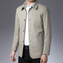 一件代发男装春季新款男外套男装大码中老年夹克潮流日系休闲男装