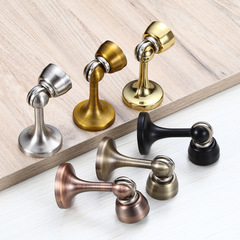 Zinc Alloy Magnetic Door Stop, Anti-Collision Door Stop, Strong Magnetic Door Holder, Wooden Door Holder, Silent Bedroom Wall Magnet, Strong Floor Magnet