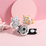 Мультяшный маленький складной портативный вентилятор