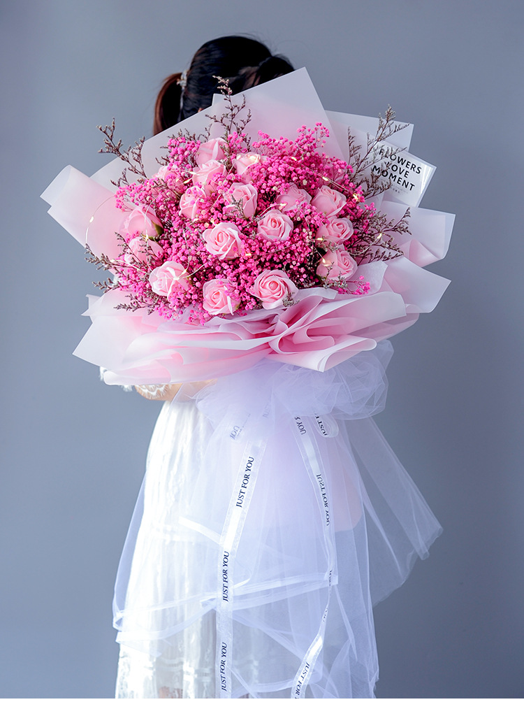 阿里玫瑰香皂花束详情_02