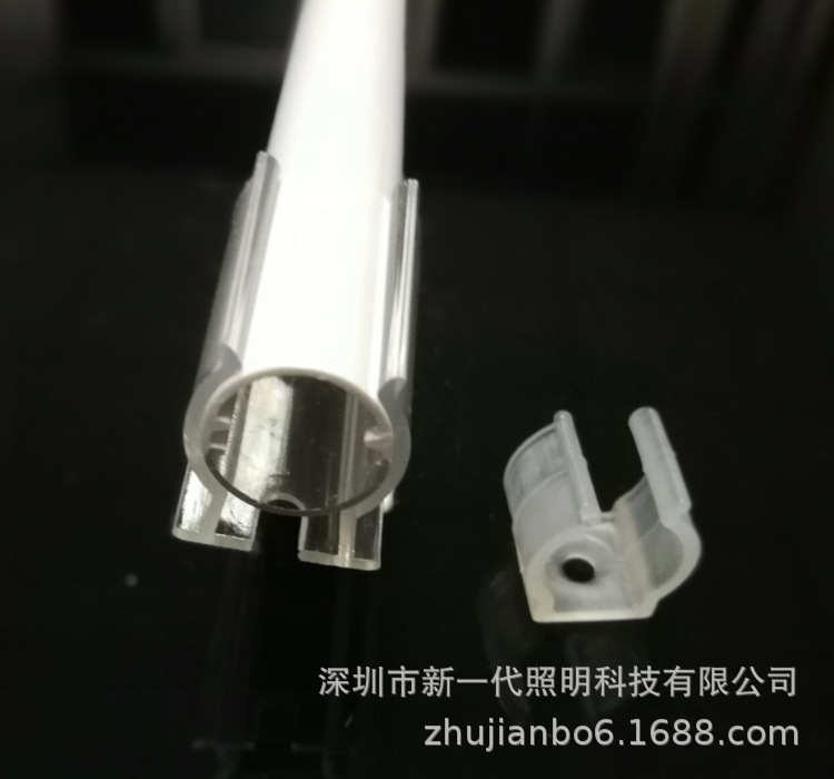 T5卡座 灯管固定塑胶卡扣厂家批发直供