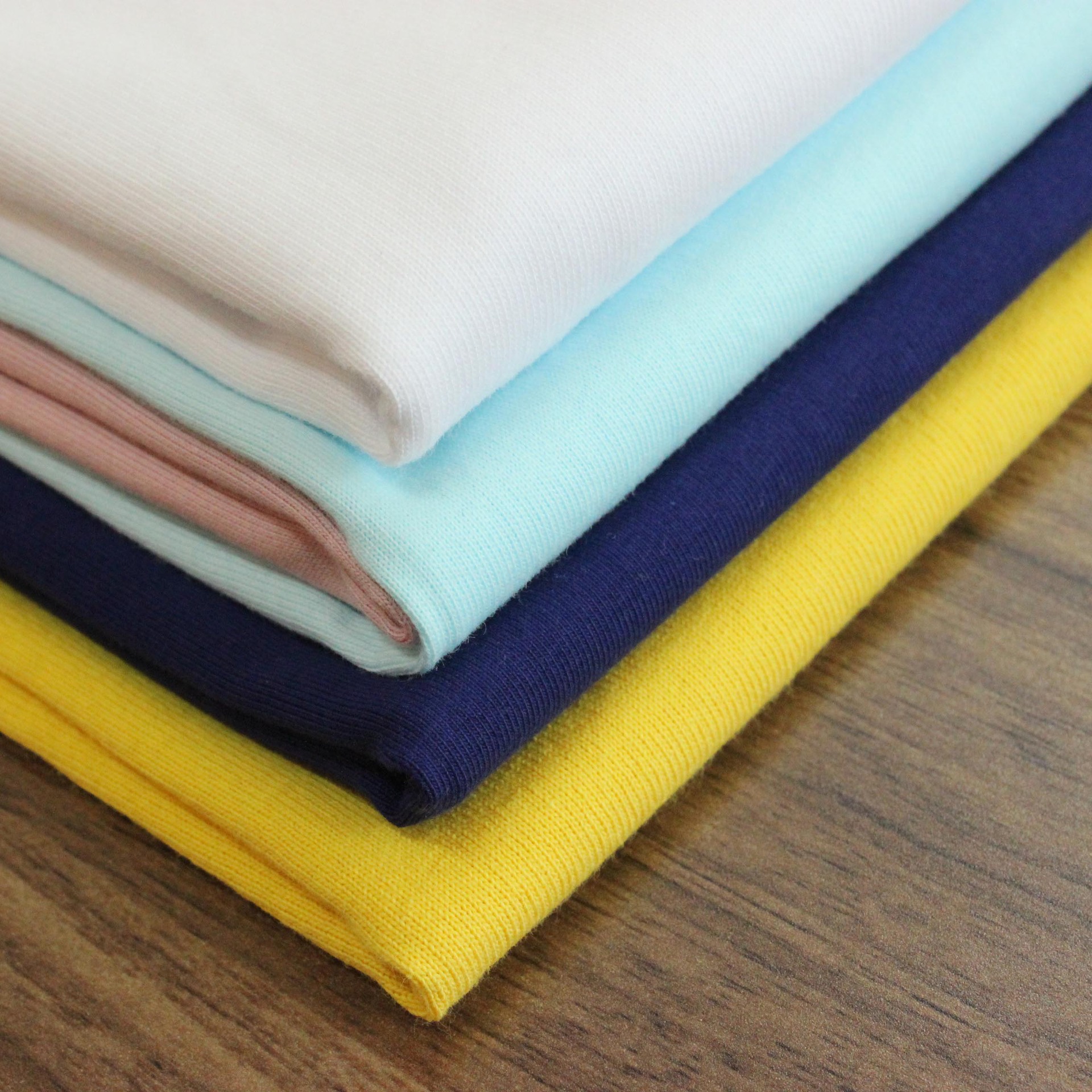 重磅短袖针织面料  230克全棉汗布  加厚纯棉单面布