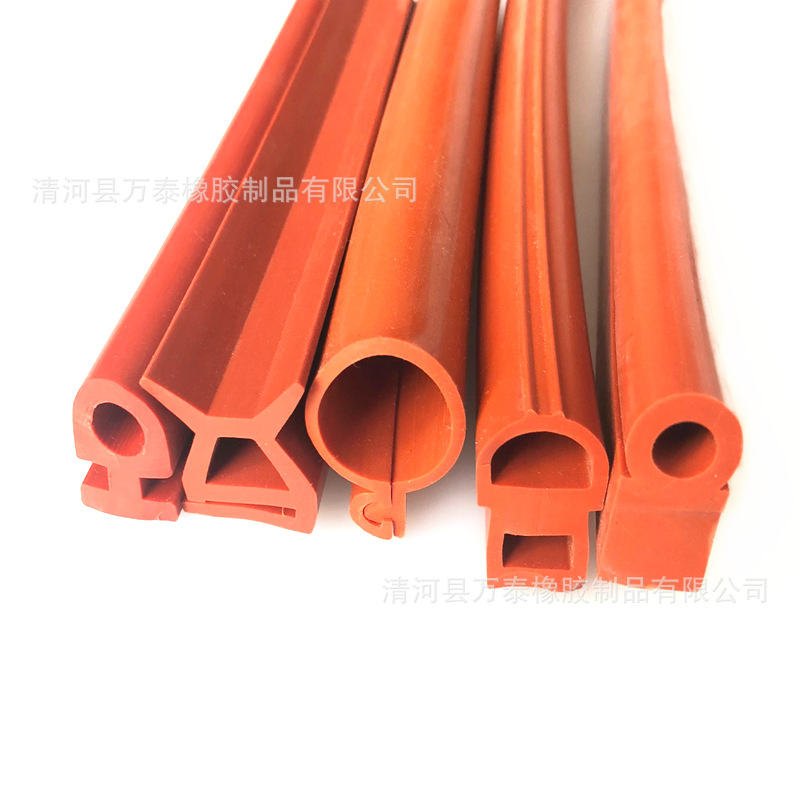 供应e型硅胶条 耐高温密封条 来图来样