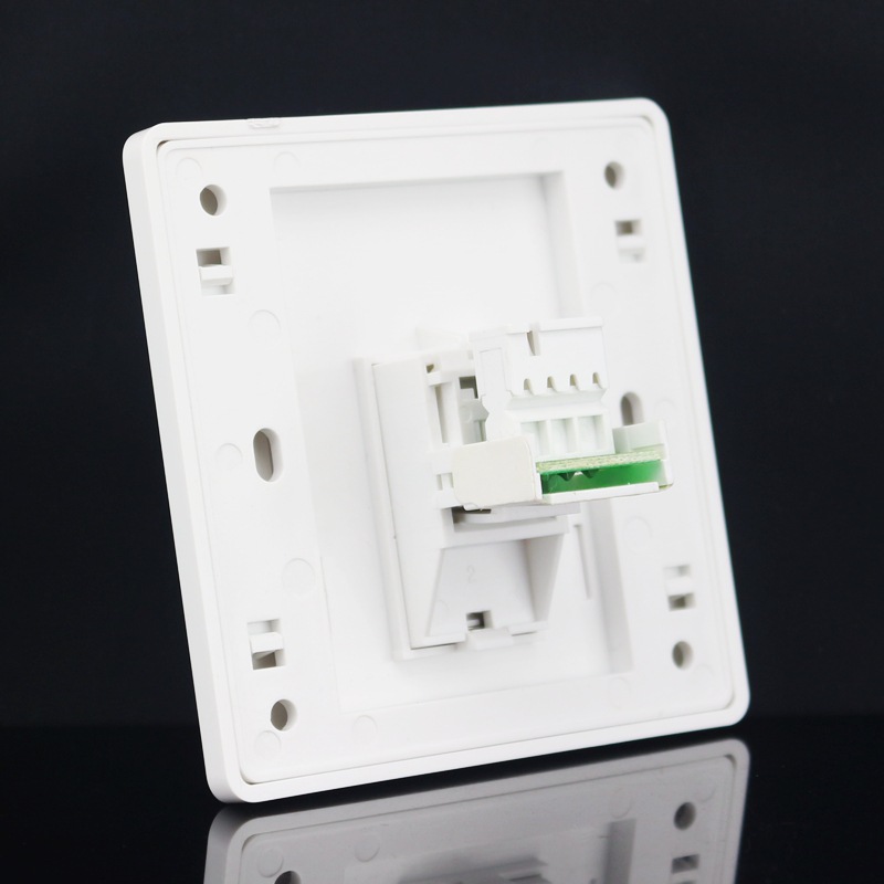 86型单口电话面板 一位RJ11语音电话插座 打线电话插座面板含模块