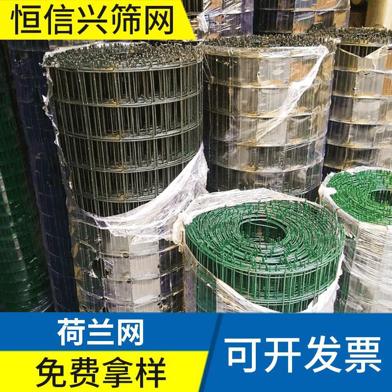 浸塑绿色铁丝网 荷兰网 硬塑养鸡场围栏 圈地养殖网 农场护栏网