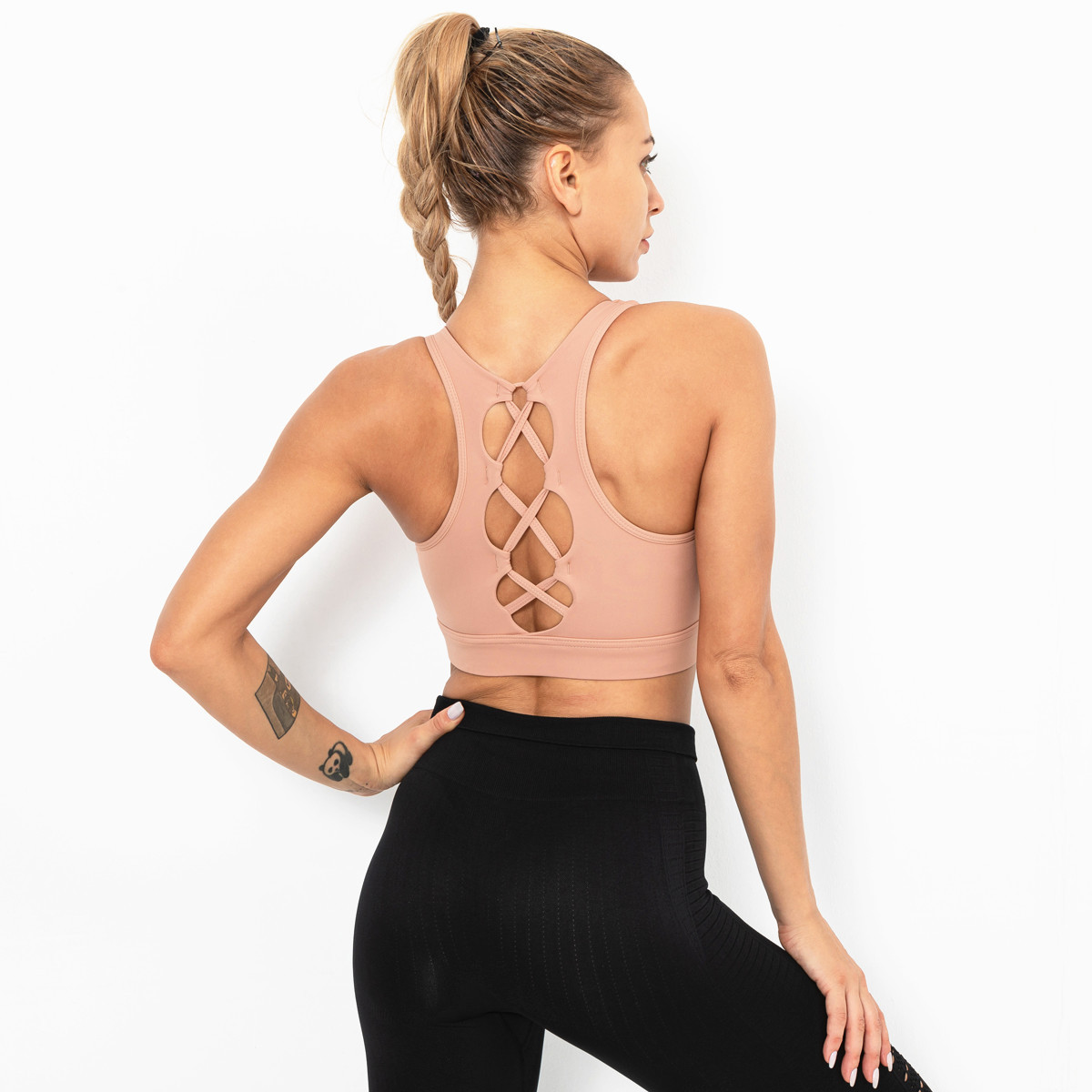 new yoga fitness shockproof running sports bra NSNS11018