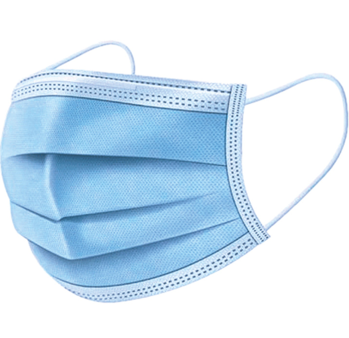 一次性口罩三层防护含熔喷布防尘雾霾成人舒适款鼻透气款淋辉