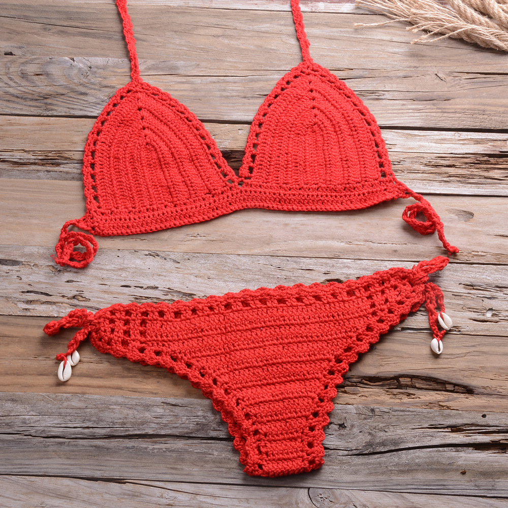 hollow beach bikini swimsuit two-piece set nihaostyles wholesale clothing NSYZT95189