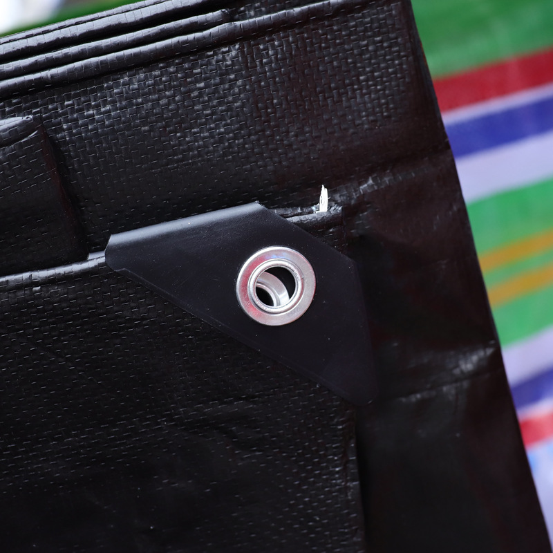 厂家直供 聚乙烯扣子布黑色汽车篷布 韧性强双层厚布 支持定制