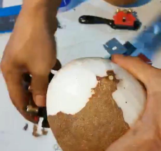 一件代发椰子工具升级版椰子削皮刀电动刨皮器瓜果取肉刀|ru