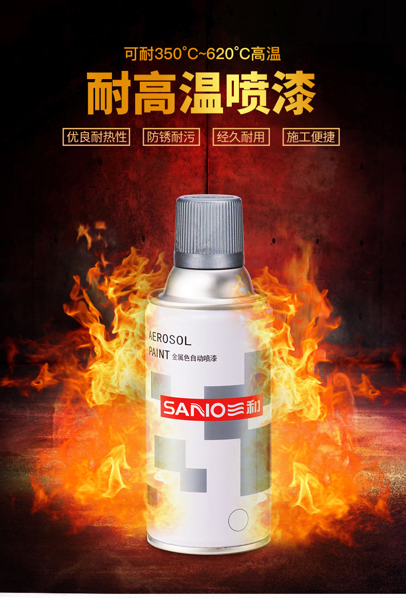 Sanhe High Temperature Resistant Painting Hand-cranked Automatic Painting Caliper Painting Car Wheel Hub Modification Color Change Renovation Paint Temperature Resistance