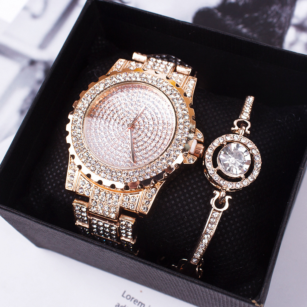 fashion wrist watch jewelry set bracelet