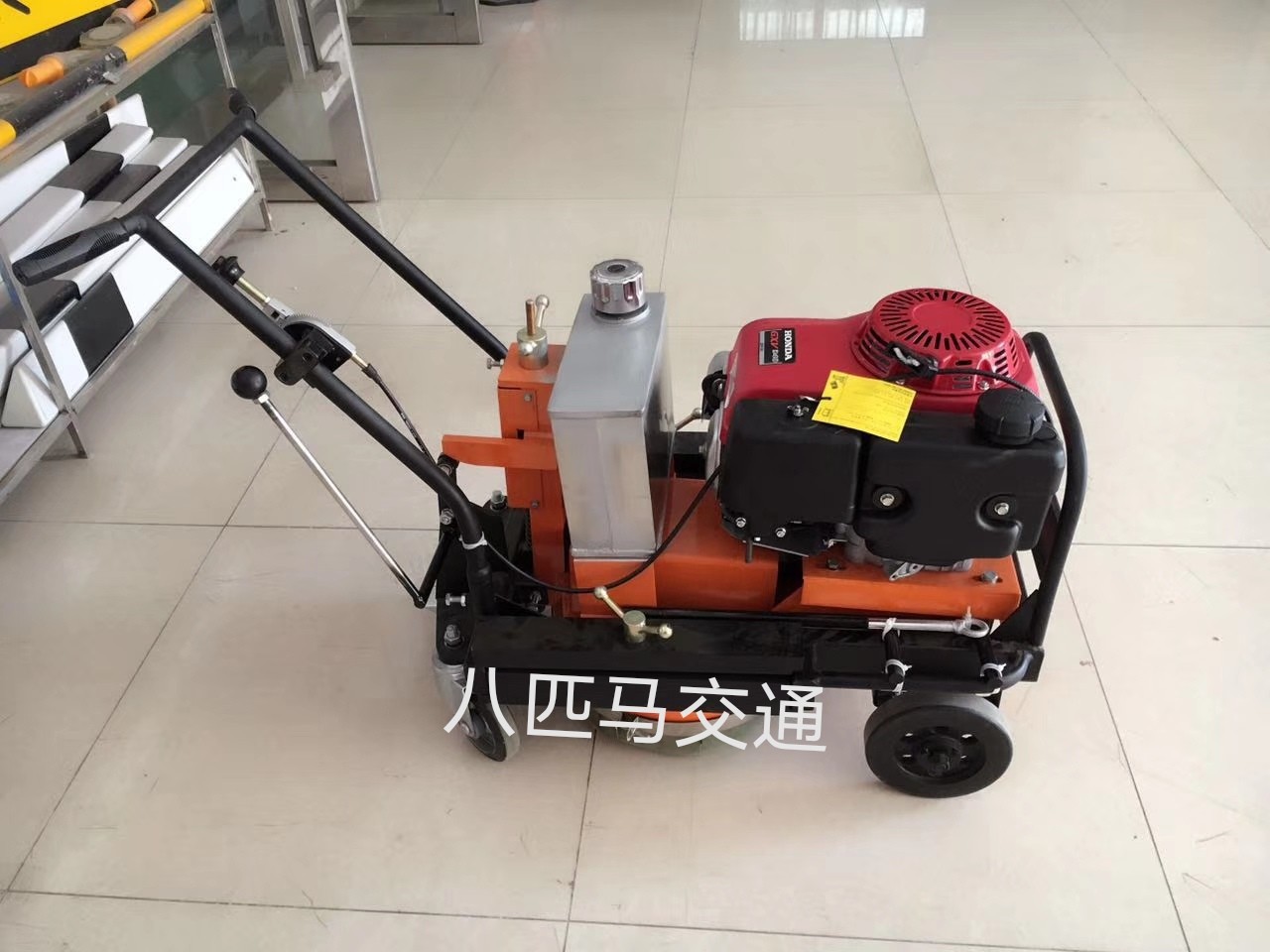 道路标线清除机 手推式热熔旧标线汽油除线机 交通路面车辙清除机