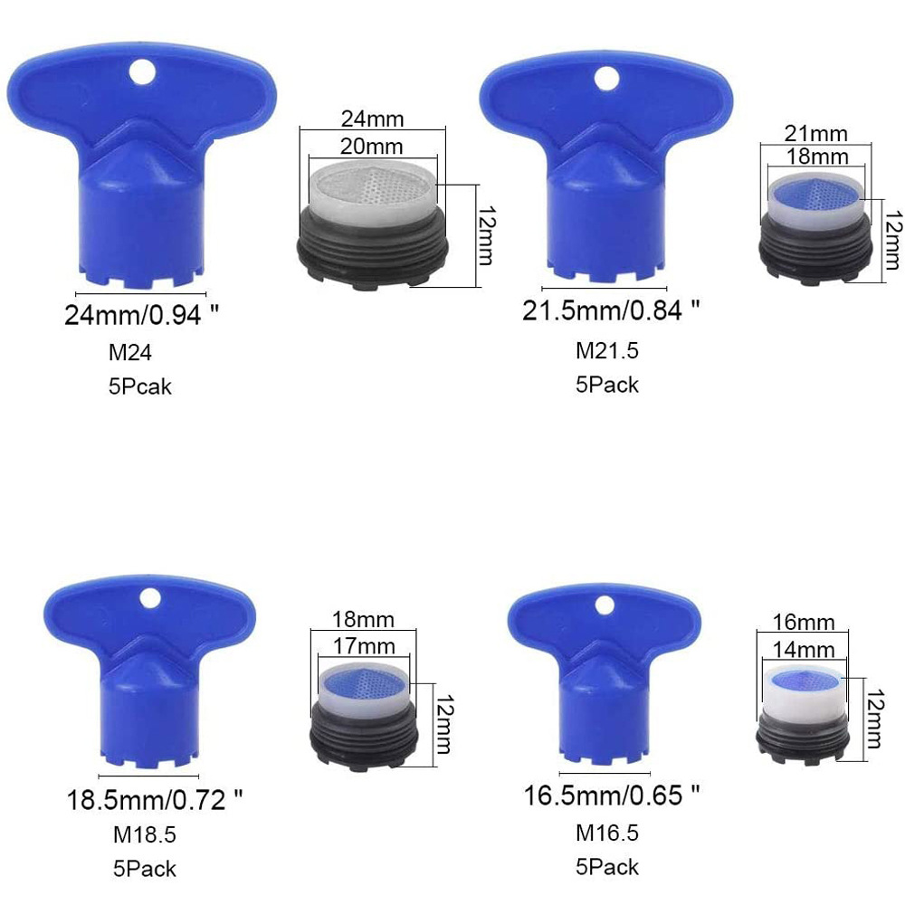 Kitchen and bathroom water outlet filter screen foaming device wrench accessories, faucet water outlet filter device wrench foaming device undefined
