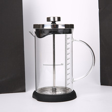 手沖咖啡玻璃手柄沖茶器法壓壺慮壓新款泡茶量杯冷萃壺不銹鋼過濾
