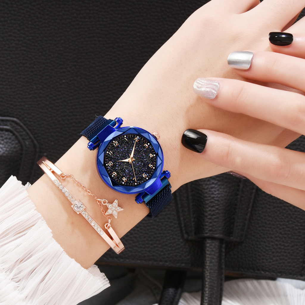 Elegant Starry Sky Quartz Watch