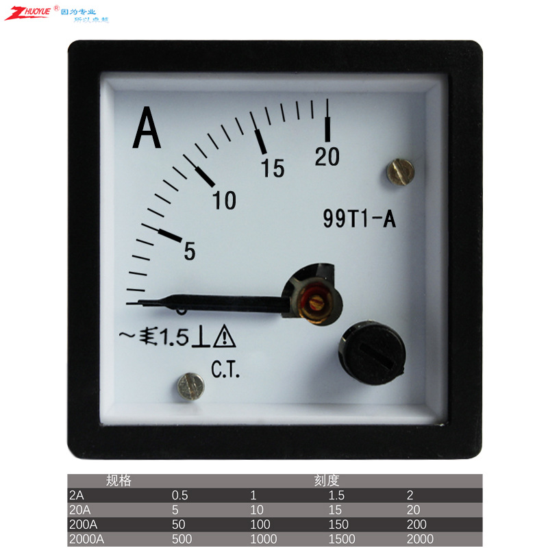 仪表 指针交流电流表 99T1、SQ-48-A 0-2A 20A 200A 2000A