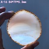 Primary colors of agate tablets coaster boutique small ornament landscape background wall hanging drawing original stone tea tray tea cushion cushion