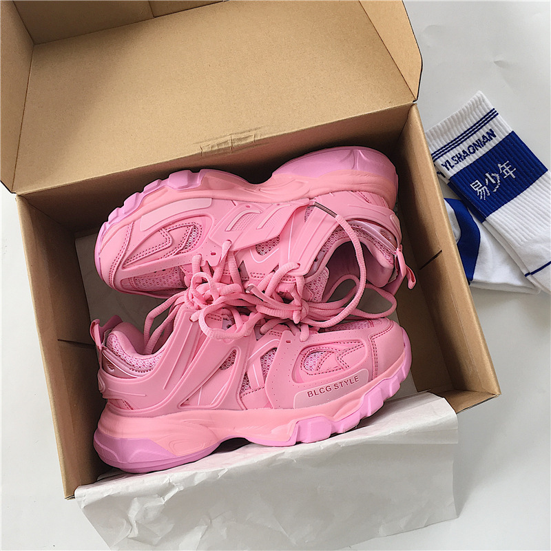 Korean version of pink soft sister shoes