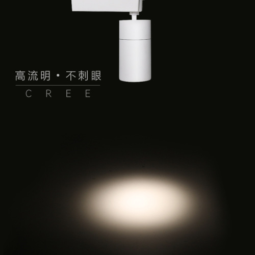 Cree COB track light LED clothing store spotlight slide museum track light 12w20w bridal shop spotlight