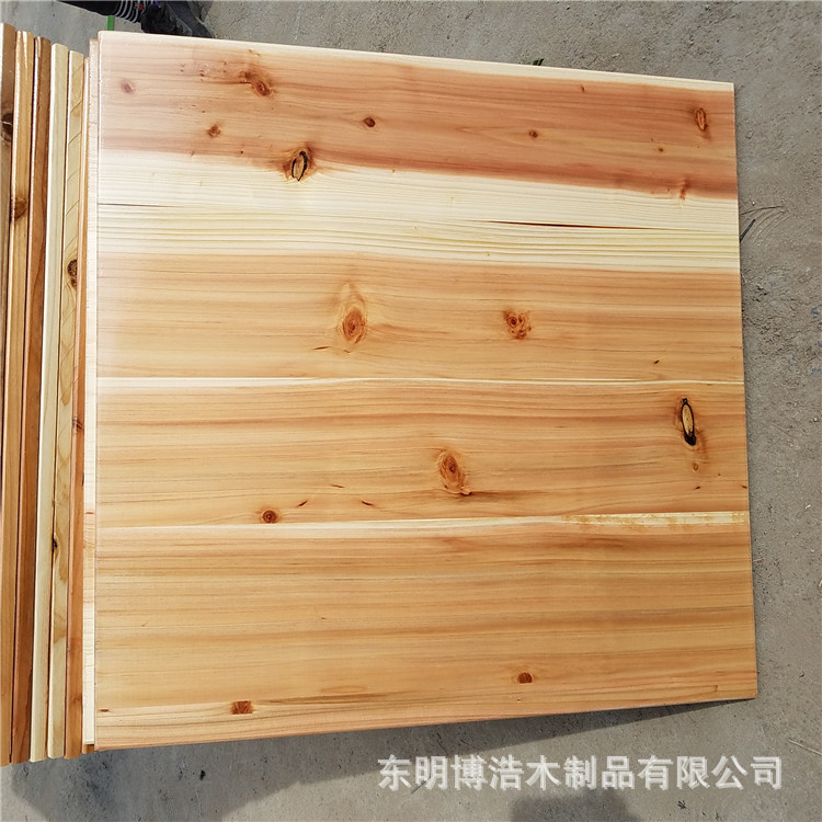 厂家直销柳杉木桌面可折叠桌面工厂直接制作可任意加工
