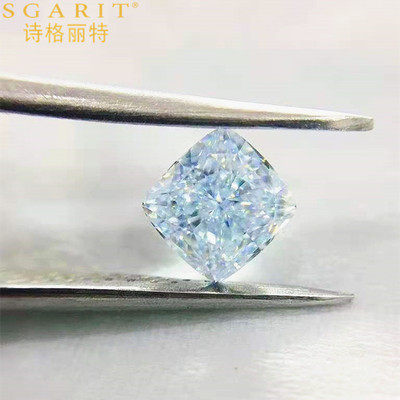 Manufactor Undertake Set natural colour Diamonds Loose Diamonds customized 0.59ctGiA certificate vvs2 Natural blue diamond