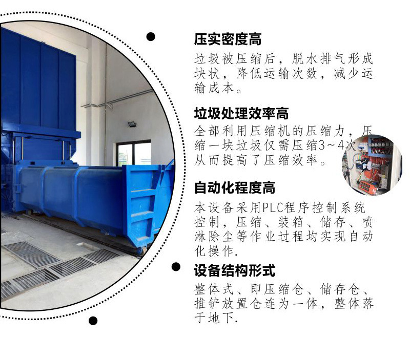 10立方農村壓縮中轉站產品特點