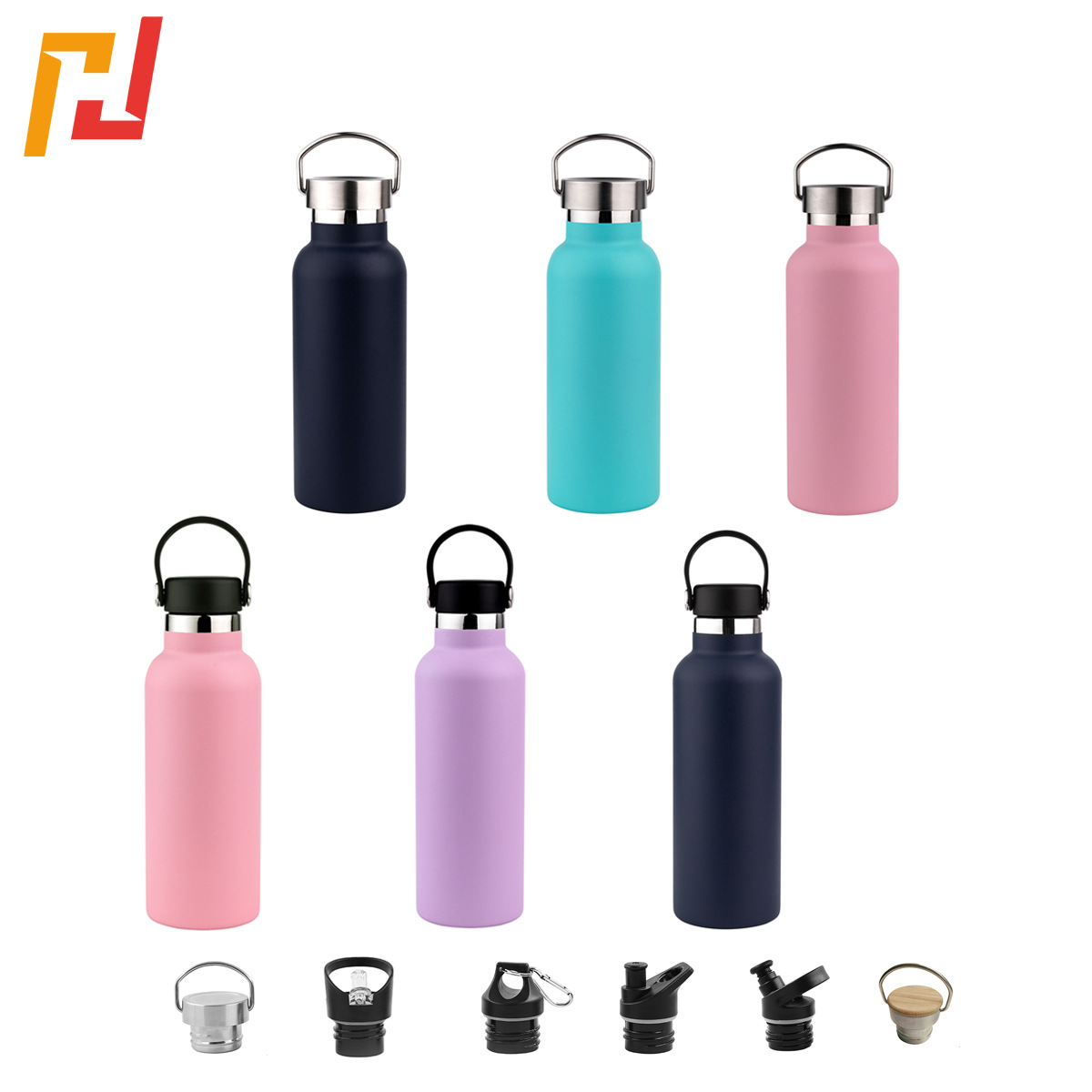 Factory Direct 500ml American large mouth Vacuum Thermos 304 double stainless steel sports kettle outdoor portable