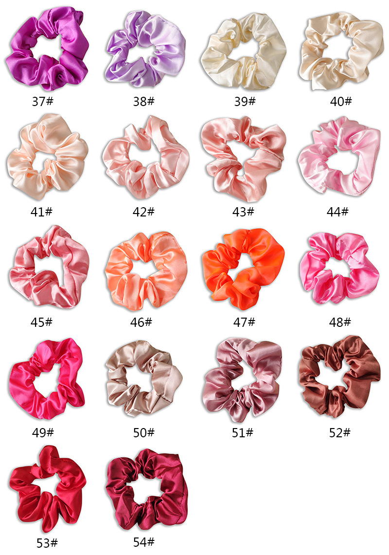 Fabric Rubber Band Solid Color Hair Scrunchies Wholesale Nihaojewelry display picture 4