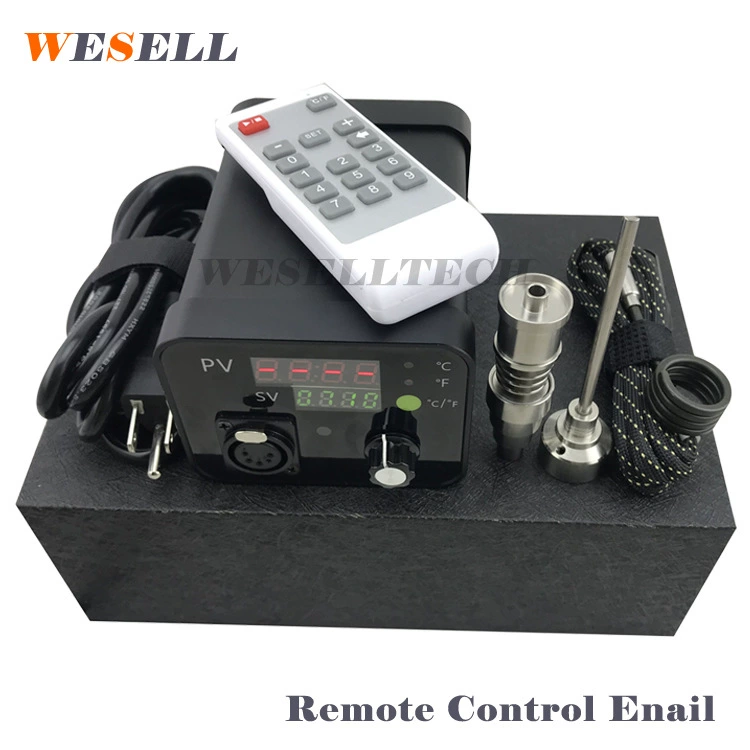 Пульт дистанционного управления Enail Пульт дистанционного управления PID термостат костюм нагревательная катушка титановый гвоздь enail