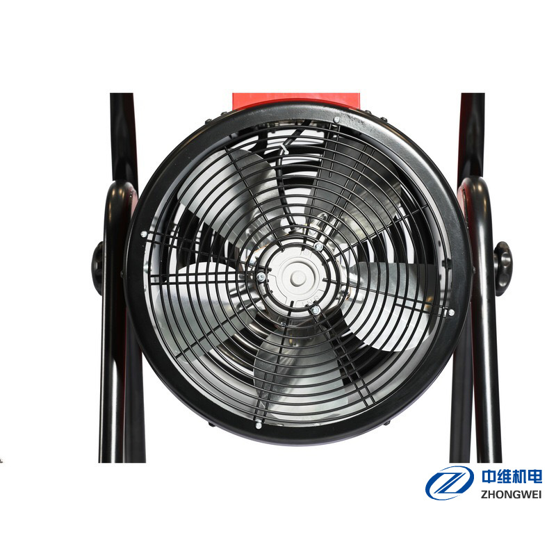 跨境外贸15KW380V三相电工业大功率暖风机取暖器推车 移动热风机详情图4