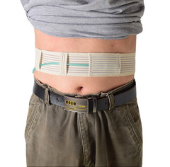 Peritoneal dialysis belt, adjustable tightness, permeable use pipeline fixed belt