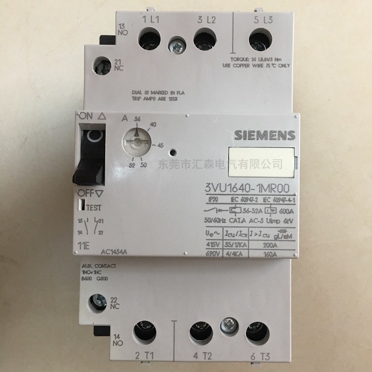 西门子 3TB43 22-0XB0 接触器