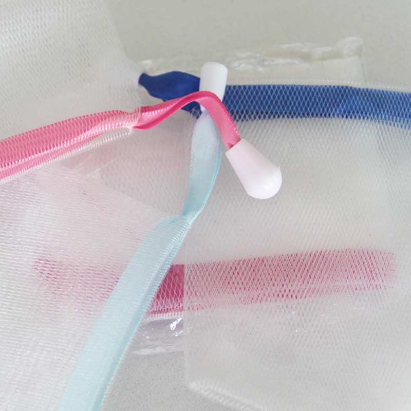 Bubble net small white rope foam rich handmade soap