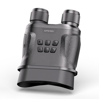APEXEL新款NV001微光全彩红外夜视仪拍摄高清数码双筒变焦望远镜