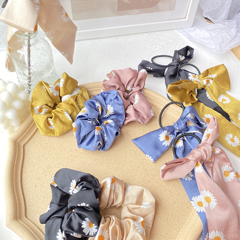 Sweet Flower Cloth Hair Tie 1 Piece display picture 1