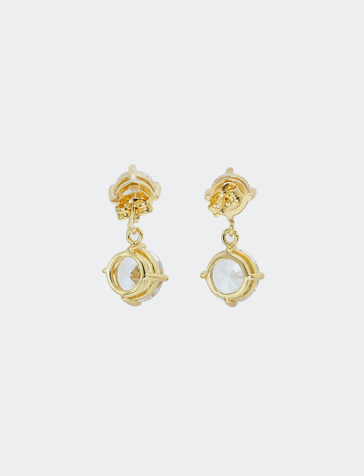fashion goldplated zircon earrings wholesalepicture5