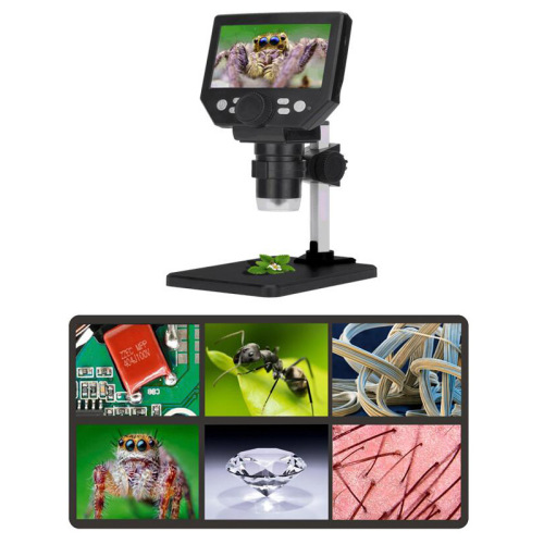 Electron Microscope 1000x High-Definition Pixel HD 4.3-inch Repair Microscope Magnifier Digital Microscope