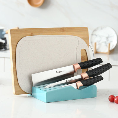 Patent horizontal Tool carrier Cutting Board Rack combination kitchen Arrangement Leachate Storage Glance Easy to take