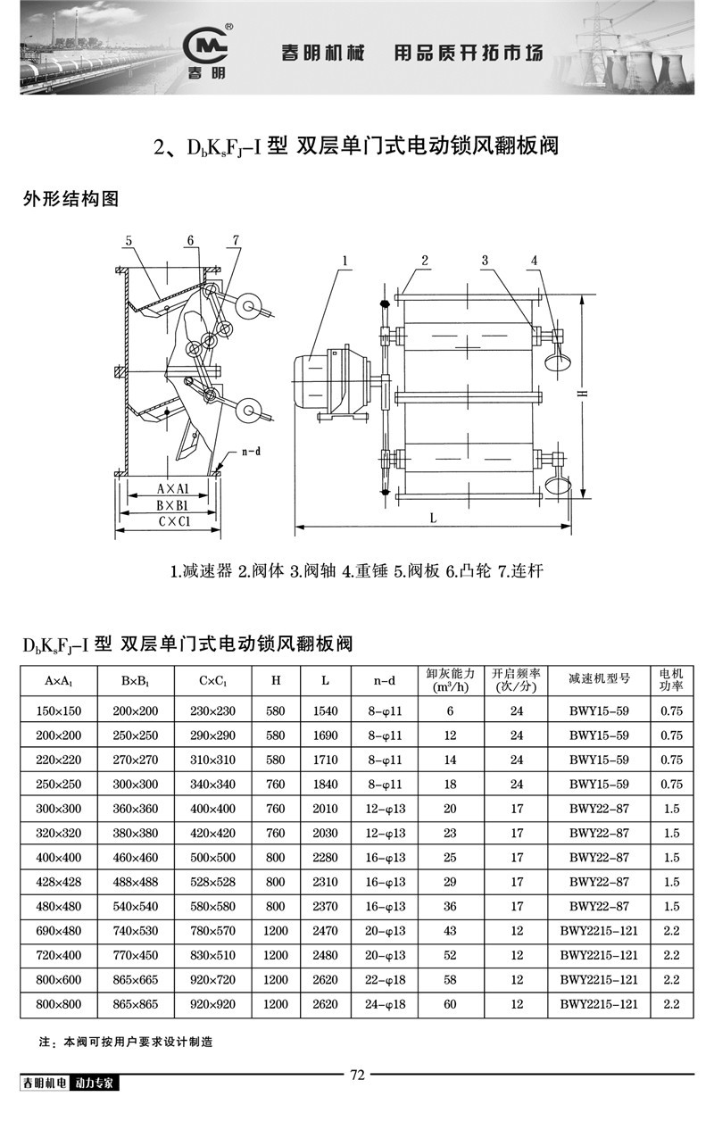 现货电动锁风翻板阀建材冶金化工电力用电动放料阀锁风翻板阀