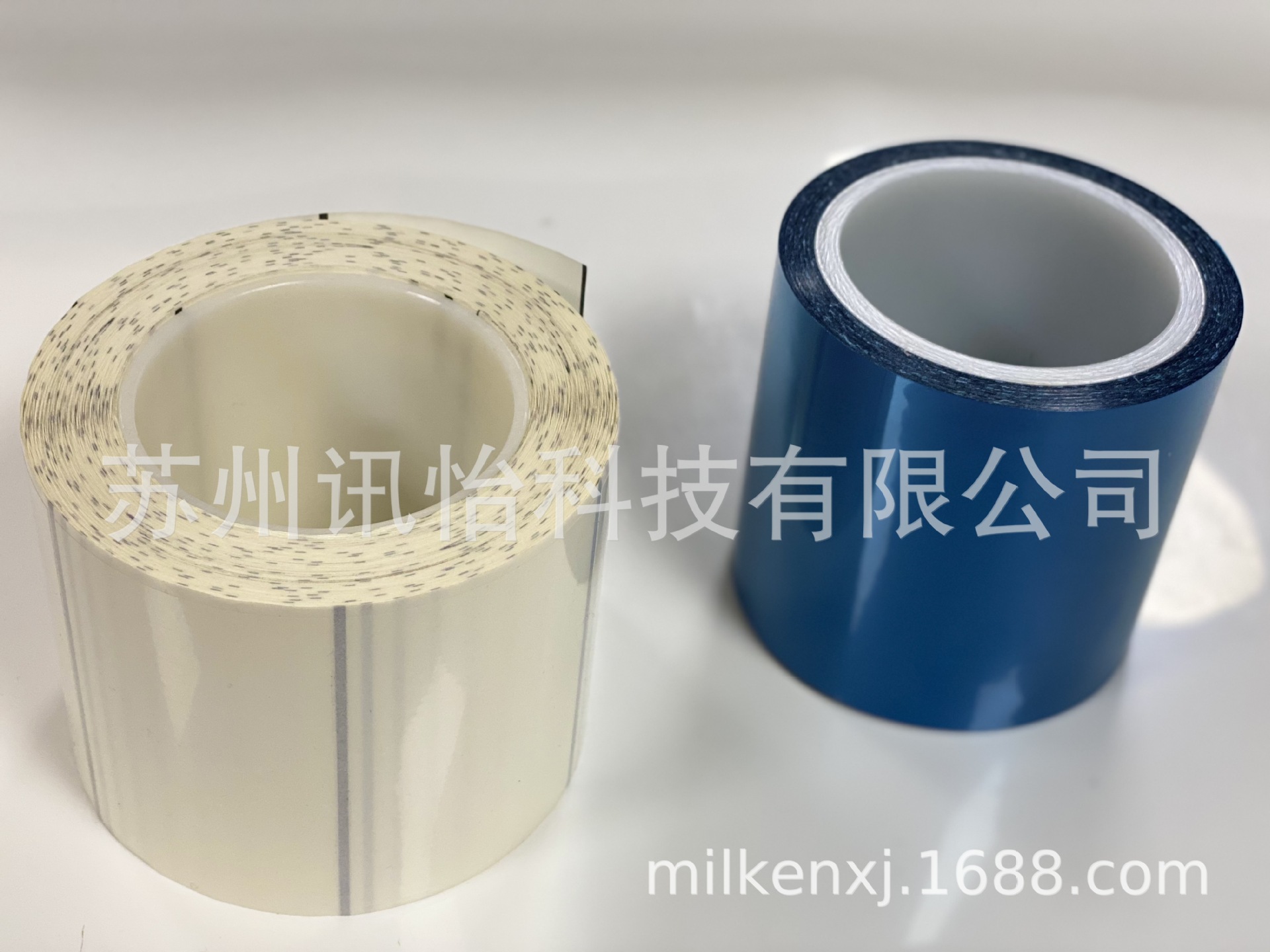 东洋纺透明麦拉膜110*25单R23mm3拼，K线-透明PET光缆腰封商标签