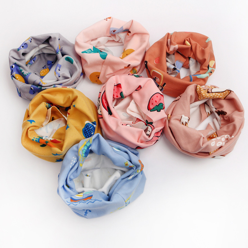 儿童围巾秋冬男女童婴幼儿保暖防风脖套韩版春秋薄款加厚宝宝围脖