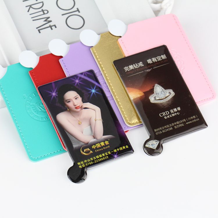 Rectangular handheld cards stainless steel