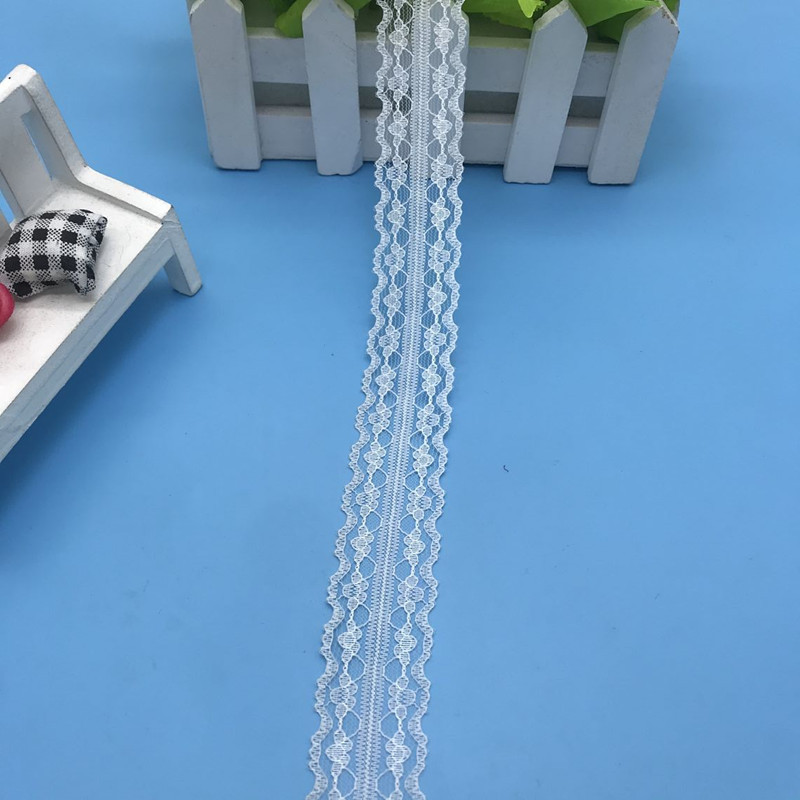 【厂家现货供应】鞋帽箱包服饰蚊帐玩具辅料 无弹蕾丝花边