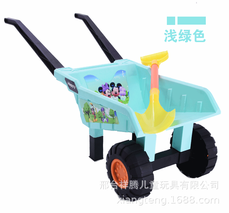 儿童玩具塑料推土车玩具宝宝沙滩车手推车地毯工程车童车一件代发详情15