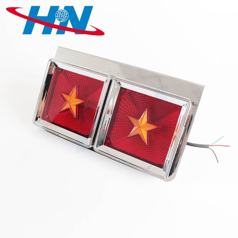 Comercio exterior Venta caliente japonés universal pesado camión remolque luz trasera luz de freno luz de giro 24V LED