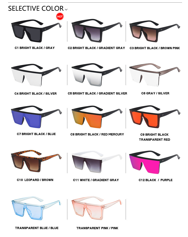 Hip-hop Geometric Pc Square Half Frame Sports Sunglasses display picture 17