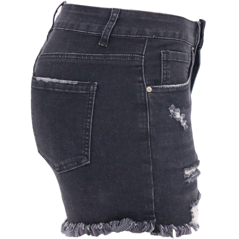 Ripped High Waist Women Denim Shorts - Shorts - Uniqistic.com