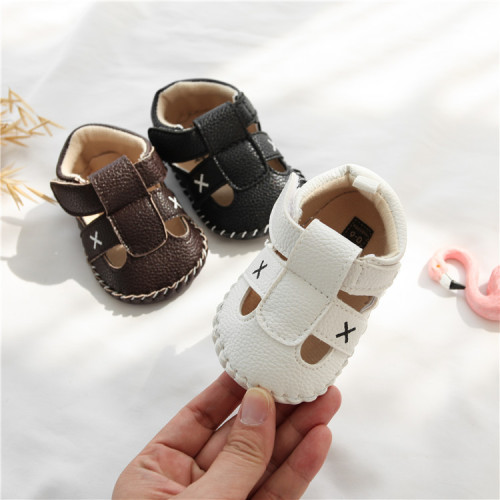 Hansheng baby sandals 0-1 years old toddler shoes summer soft sole non-slip baby shoes baby shoes 2019