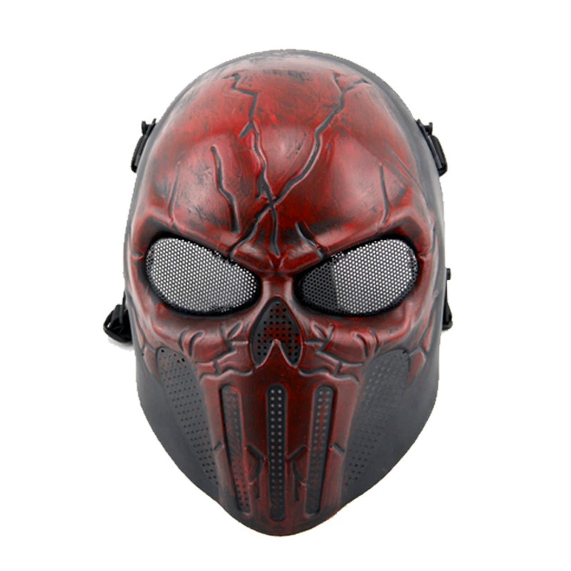 DC-12 Дисциплинист Страшная маска черепа террора Защита ушей Настоящий человек Полевая Защитная тактическая маска
